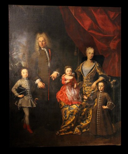 Lucia Casalini Torelli, Ritratto della nobile famiglia italiana di