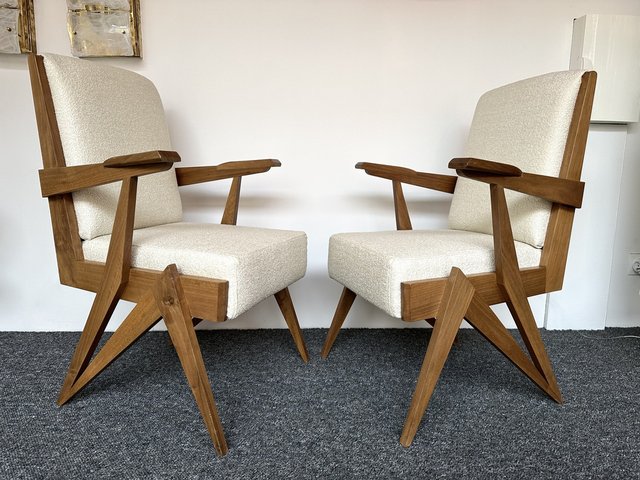 Vintage wood arm chair shop