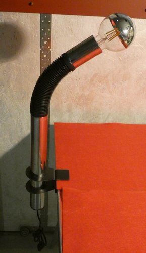 Lampe vintage Targetti Sankey – Space Age 1970 – orange
