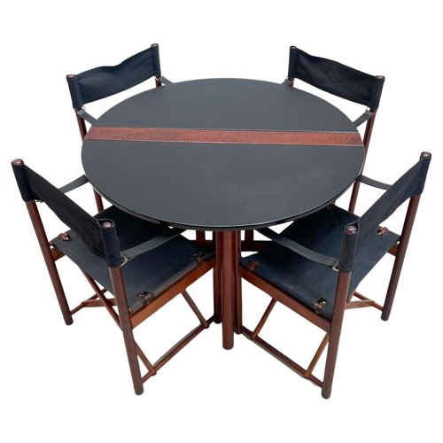 Folding Dining Table and Chairs from Hyllinge M ble Denmark