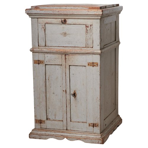 Vintage tall cabinet with doors online
