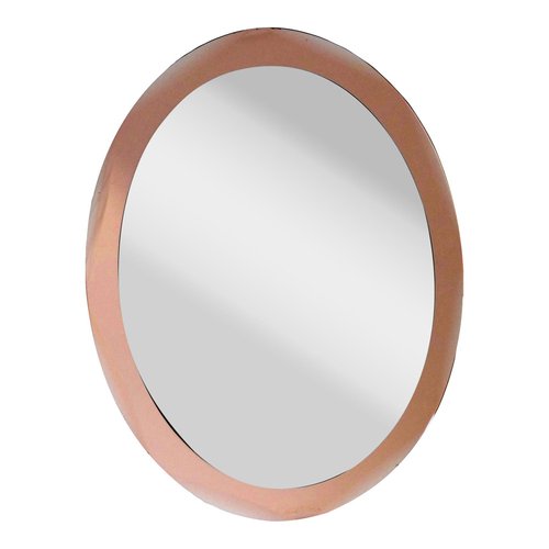 Luxor Mirror in Rose/Copper by Antonio Lupi for Cristal Arte, 1950s for