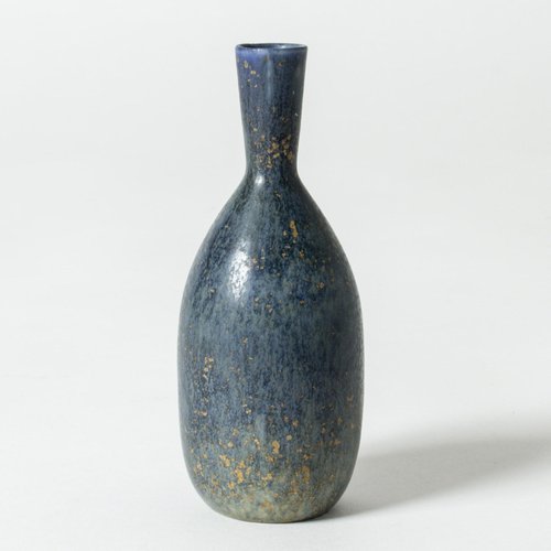 Carl-harry Stålhane Rörstrand Vase: Mint Green Glazed Stoneware, Mid-century Modern - Canada