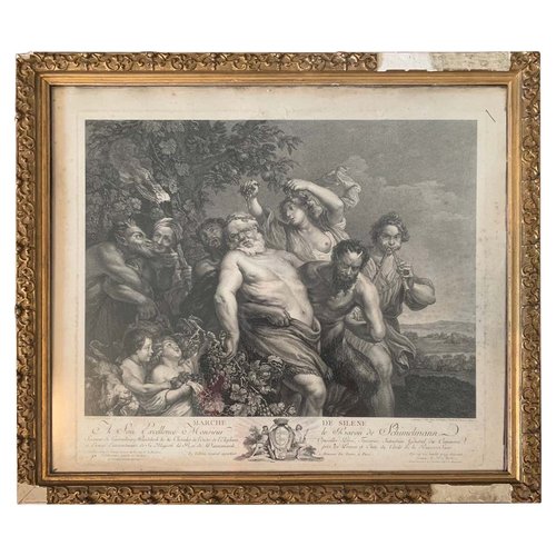 1890年代独Seemann社刊画集「Rubens」 Pierre Paul Rubens, Silènes Walk, 18th Century, 1800s, Engraving