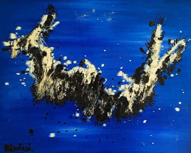 Basil Ivan Rákóczi, Sea Worm, 1961, Oil on Canvas, Framed for sale at ...