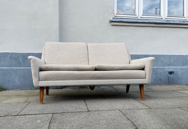 Divano Dux vintage a due posti in lana Hallingdal di Folke Divano Dux vintage a due posti in lana Hallingdal di Folke