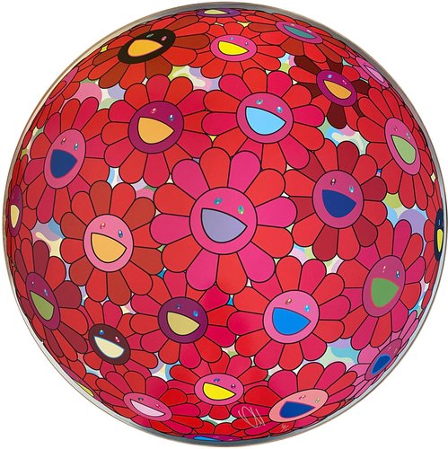 Takashi Murakami, Let Us Devote Our Hearts, 2022, Offset for