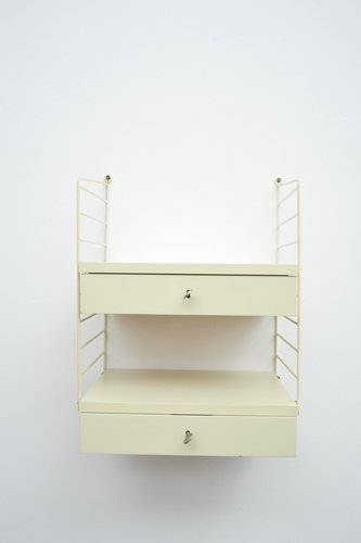 White Modular Wall Unit with Drawers by Kajsa & Nils Nisse Strinning ...