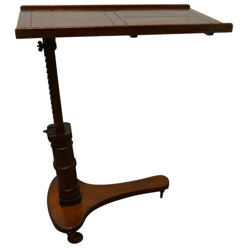 Victorian Mahogany Over Bed Reading Stand Table, 1870s for sale at Pamono