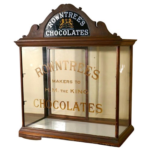 Rowntrees Sweet Shop Display Cabinet 1900s for sale at Pamono