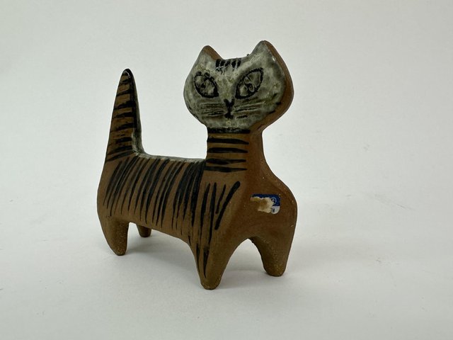 Ceramic Cat Figurine by Lisa Larson for Gustavsberg, Sweden for