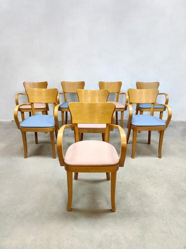 Sedie da pranzo Art Déco in legno curvato di Michael Thonet per