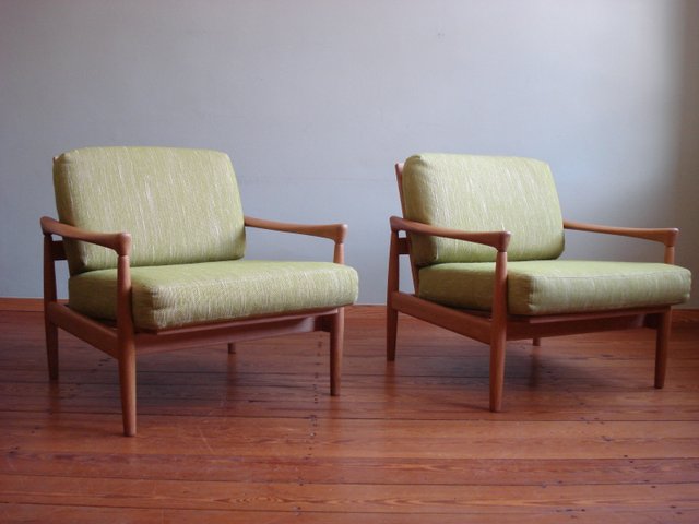 Easy Chair by Wørts for 1960, Set of 2 for sale at Pamono