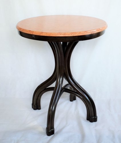 Turned leg antique Cafe table ろくろ脚 Cafe Museum Table by Adolf Loos for Jacob & Josef Kohn, 1890s for