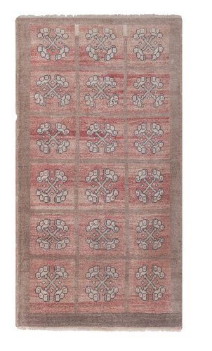Turkish Distressed Karapinar Runner with Floral Pattern for sale at Pamono