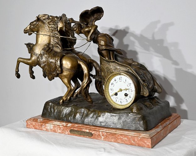 Antique Clock in Roman Race of X. Raphanel, 1800s for sale at Pamono
