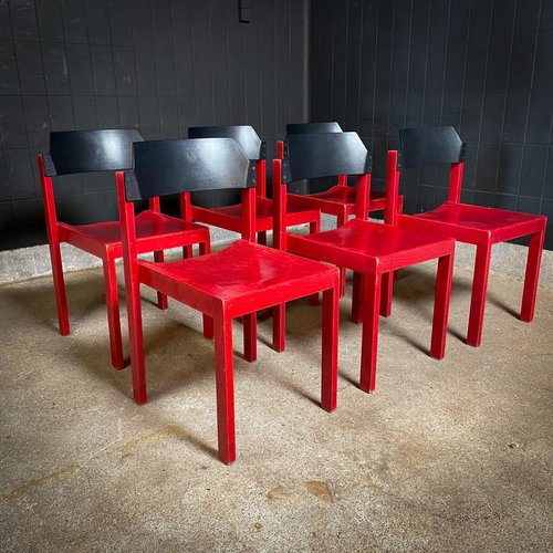 Large Vintage Wooden Canto Chair by Schlapp Möbel for sale
