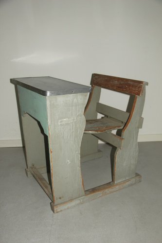 Lacquered Wooden School Bench 1950s For Sale At Pamono