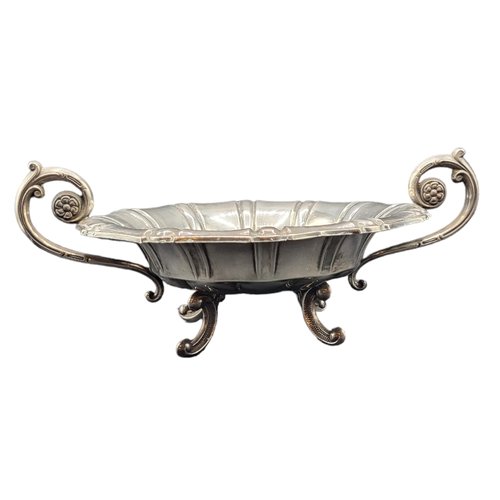 Centrepiece with 2 Handles in Spanish Silver for sale at Pamono