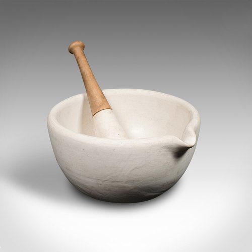 MORTIER ANCIEN BRONZE massif doré avec son pilon en bois EUR 85,00