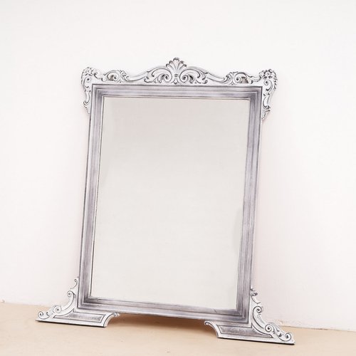 Vintage Distressed Rectangular Mirror for sale at Pamono