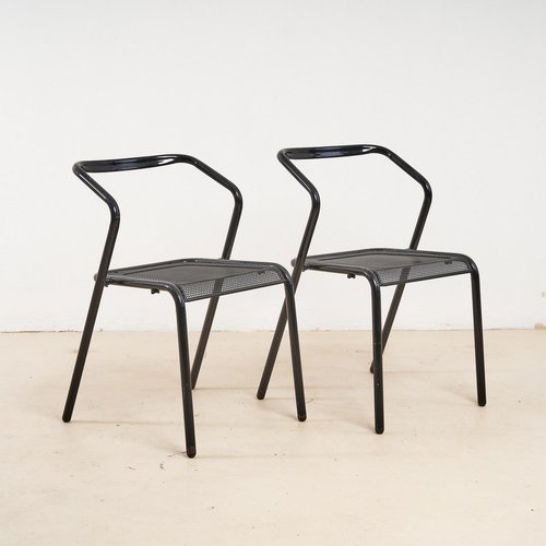 Vintage Metal Chairs, Set of 2 for sale at Pamono