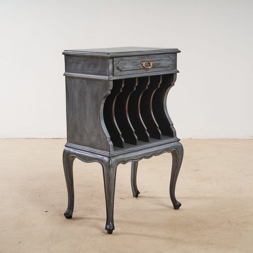 Vintage Blue Bedside Table for sale at Pamono