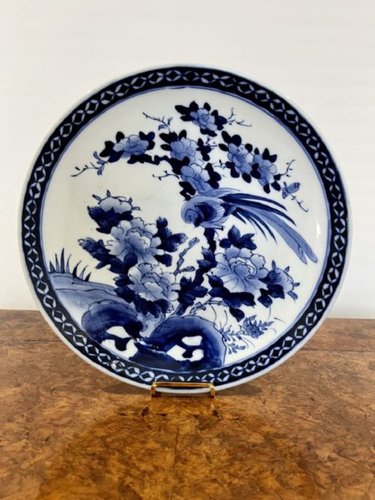 Blue and White Imari Plate Blue and White Imari Plate