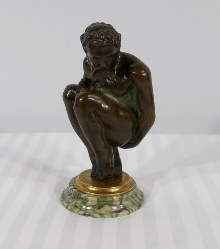 L’Homme Accroupi, Late 1800s, Bronze for sale at Pamono