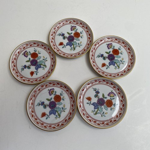 Vintage Porcelain Plates by Kaiser Taijuan, 1970, Set of 6 for sale at