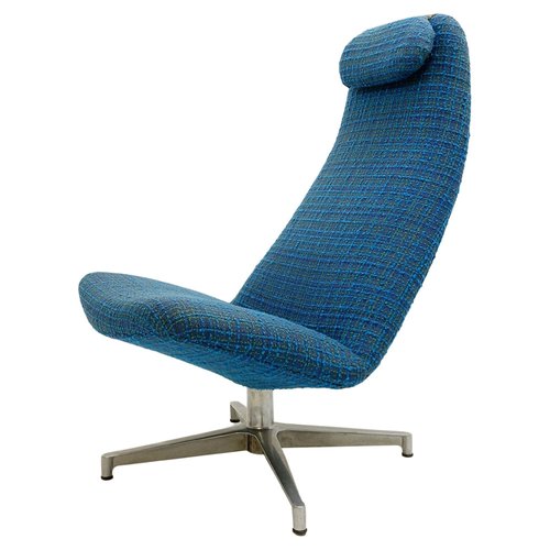 Verrast vreugde Besluit Mid-Century Contourette Roto Swivel Lounge Chair by Alf Svensson for Dux,  1970s for sale at Pamono