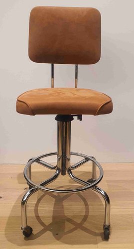 Mid Century Drafting Swivel Chair for sale at Pamono