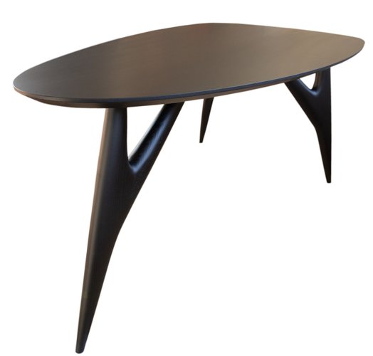Small Ted Masterpiece Nero Ash Table by Greyge for sale at Pamono