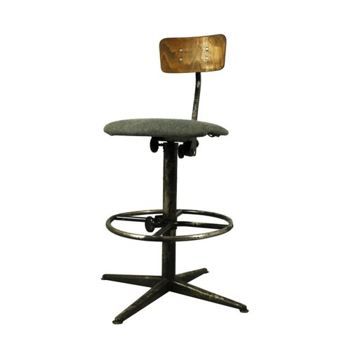 Industrial Chair by Friso Kramer for Ahrend De Circle 1950s for sale at Pamono