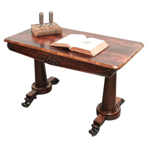 William IV Rosewood Library Table 1830s for sale at Pamono