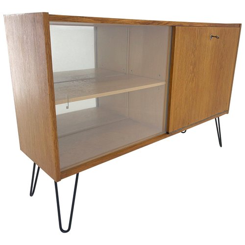 MidCentury Sideboard mit Bar, Tschechoslowakei, 1960er bei Pamono kaufen