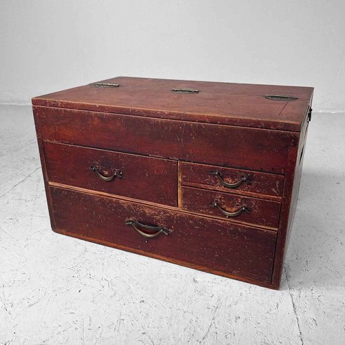 Cajonera japonesa Taisho Meiji Haribako en venta en Pamono