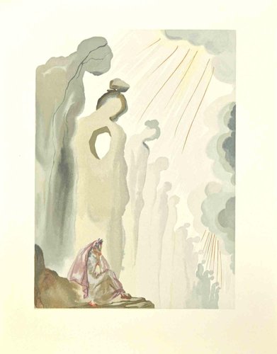 専用他の方発送×Salvador Dalí  Purgatory 3 Salvador Dalí, Purgatory, Woodcut, 1963 for sale at Pamono