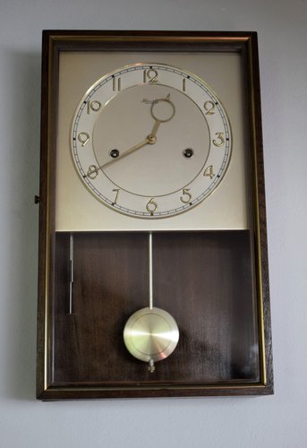 Orologio a pendolo di Heinrich M ller per Kienzle anni 50 in