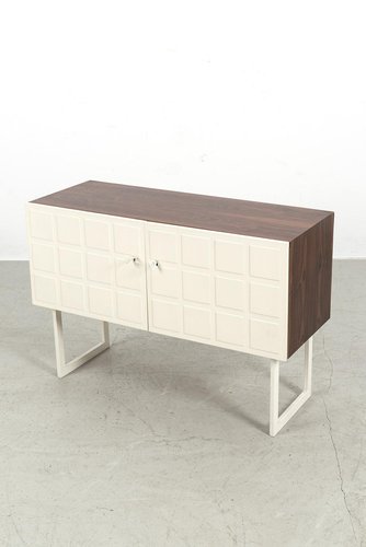 White Two Door Sideboard for sale at Pamono
