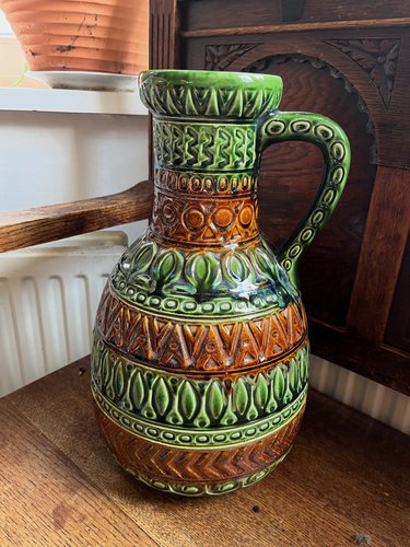 Model 93-40 Ceramic Floor Vase from Bay Keramik, West Germany