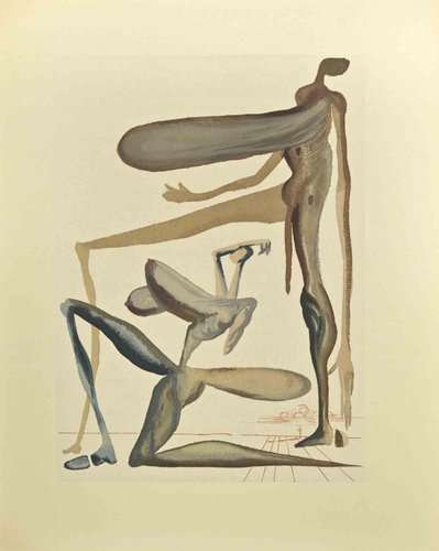 Salvador Dalí, Prodigality, Woodcut, 1963 for sale at Pamono