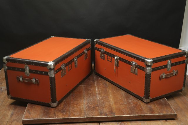 Goyard Cabin Trunk or Coffee Table in Plain Canvas for sale at Pamono