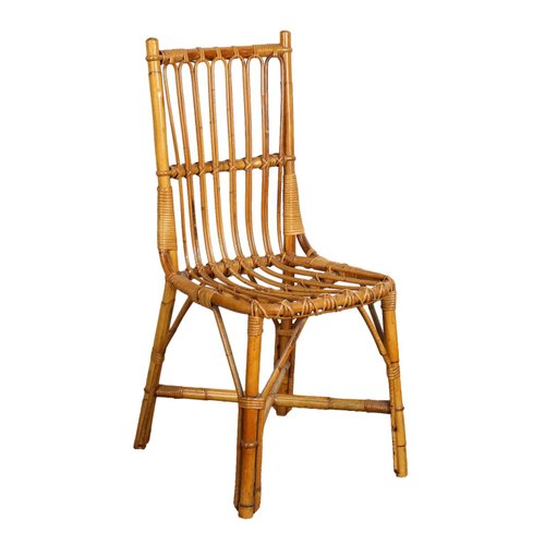 Forholdsvis formel Shining Vintage Bamboo Chair, Italy, 1960s for sale at Pamono