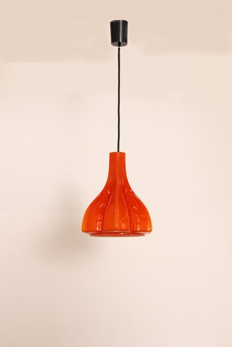 Orange pendant light shade deals