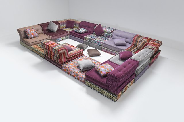 Large Mah Jong Missoni Lounge Set by Hans Hopfer for Roche Bobois