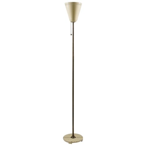 Modern Swedish Uplight Floor Lamps in Brass attributed to Asea 1940s