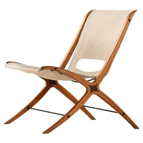 Easy Chair Model X-Chair / Fh-6135 attributed to Peter Hvidt