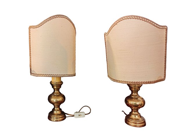 Vintage Bedside Table Lamps, 1960s, Set of 2 for sale at Pamono
