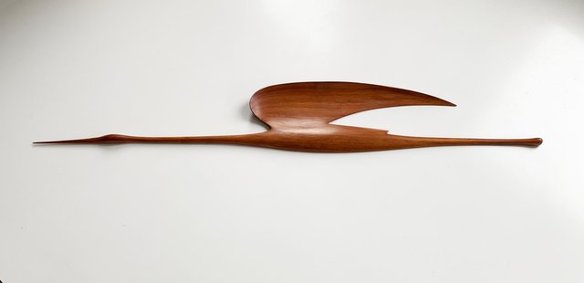 Mid-Century Teak Wanddeko Vogel, 1960er bei Pamono kaufen Mid-Century Teak Wanddeko Vogel, 1960er bei Pamono kaufen